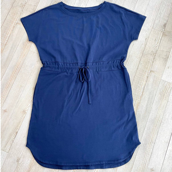 Balance Athletica Dresses & Skirts - Balance Athletica Drawstring Waist Casual Dress | Navy Medium